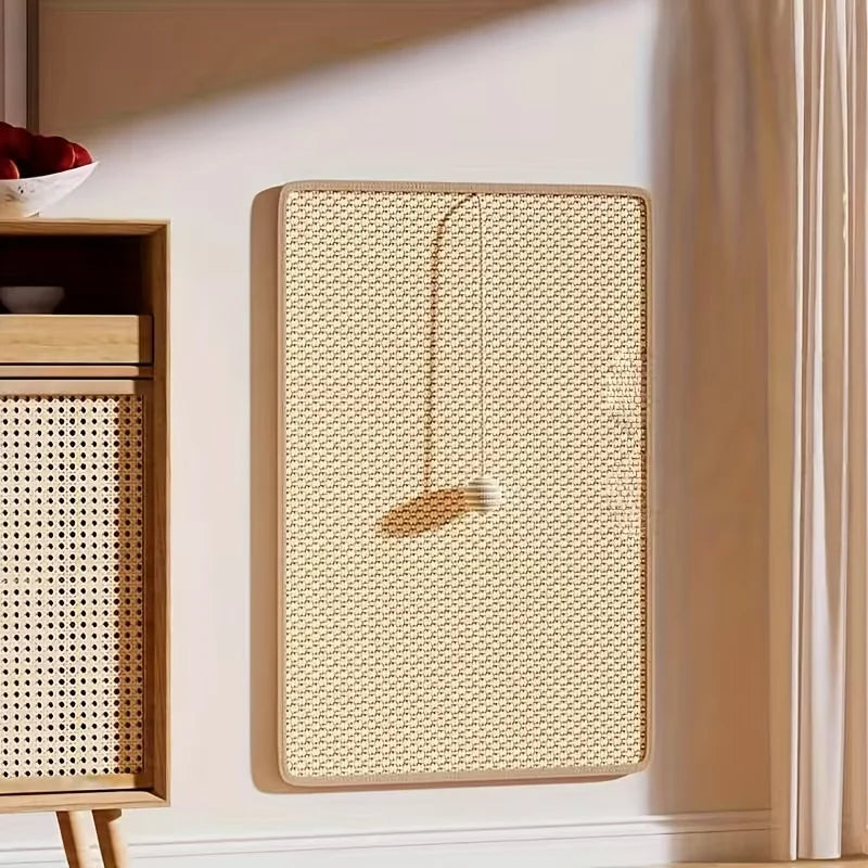 Standing Sisal Cat Scratcher with Hanging Ball