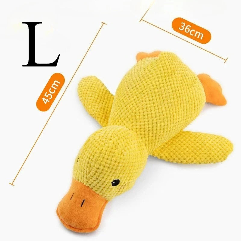 Quacking Plush Duck Dog Toy