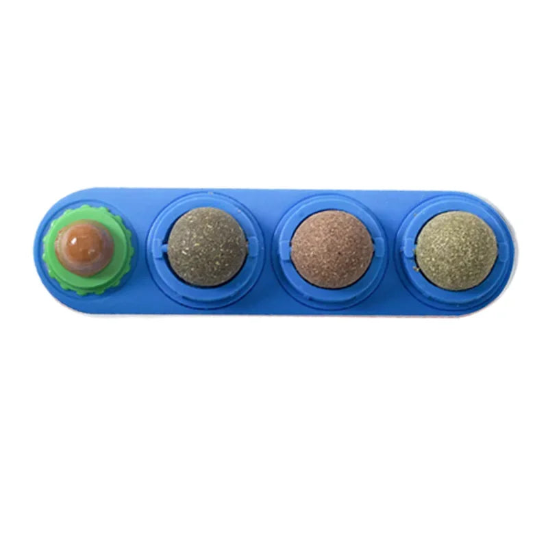 4-in-1 Rotating Catnip Silver Vine Ball