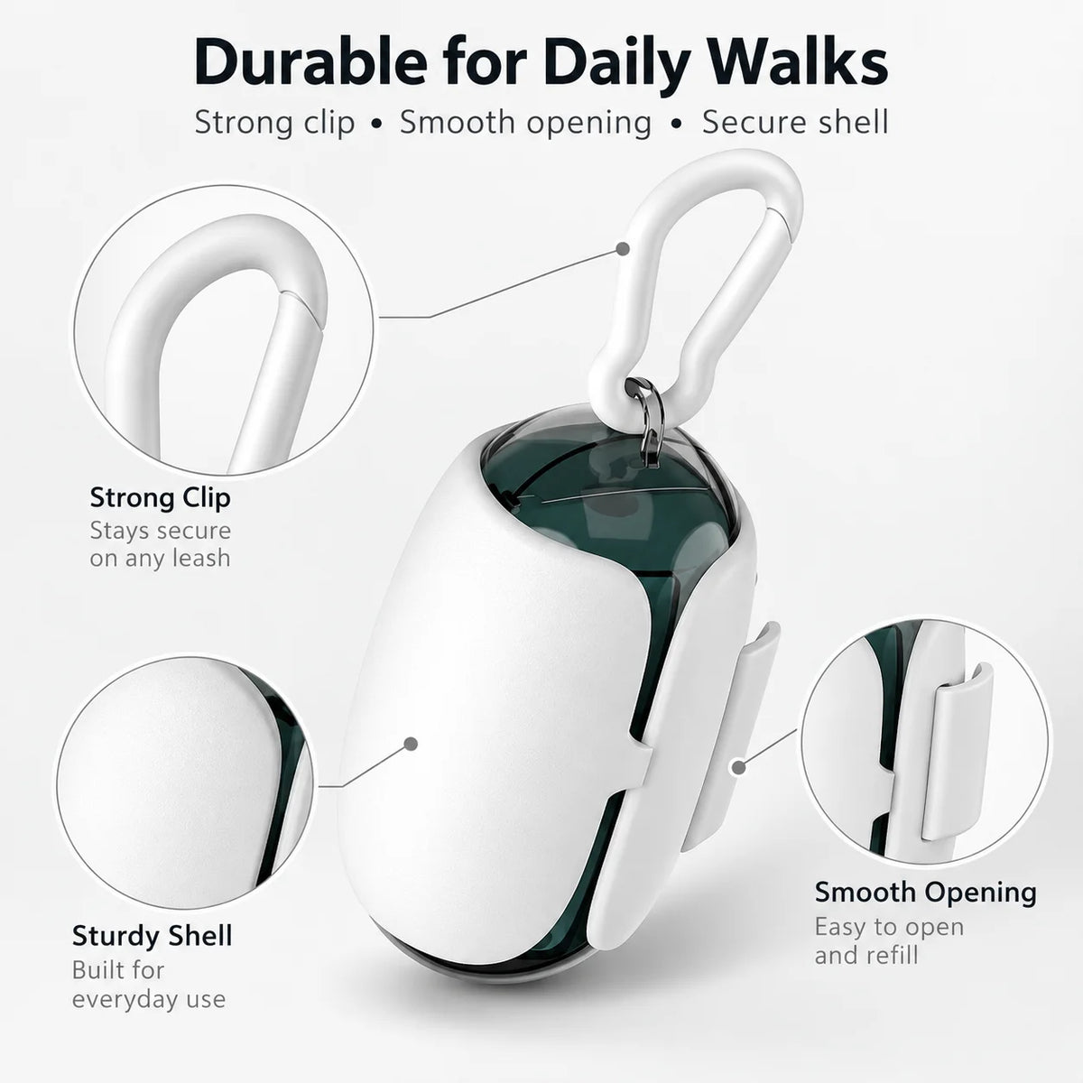 Portable Poop Bag Dispenser