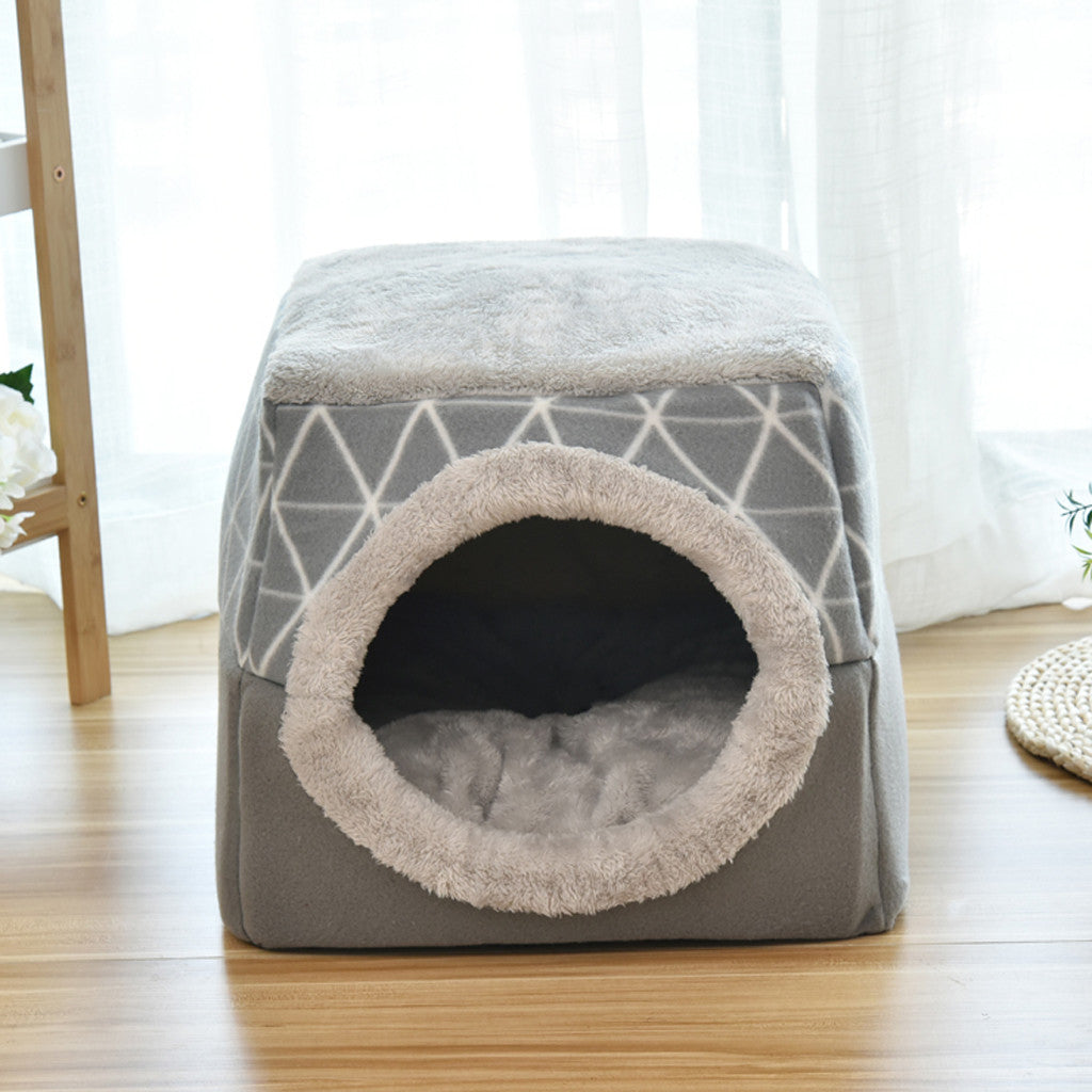 Soft Pet Cave Bed